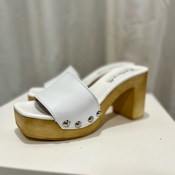 L'INTERVALLE slide plateforme sandal white 38 - Picture 1 of 5